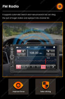 Navifly Universal 2DIN Reproductor MP5 Para Coche Con Pantalla Táctil HD FM Radio Soporte Carplay BT Cámara Rearmada USB TF Card - details 17