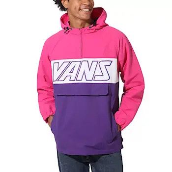 Vans - Chaqueta Estilo Canguro Retro Sport Vans Rosa y Morada - VN0A49PAYMI1 - 1