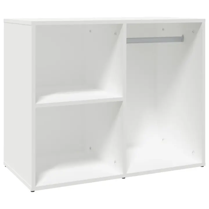 VidaXL Mueble vestido Madera contrachapada Blanco 80x40x65 cm - 1