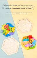 Juguetes Educativos Montessori Para Niños Bloques Temáticos De Madera Creativos Y Tridimensionales Para Conocer Colores Y Formas - details 9