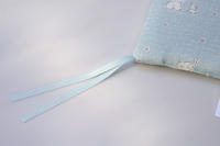 LALA - Juego de ropa de Cama para Cuna de Bebe, Algodón Puro, anticolisión, Gasa de cerca, Elephant Azul, 30x30, Pieza Entra, Lavado. - details 8