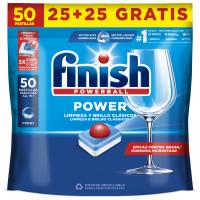 Finish Powerball Todo en 1 50 Pastillas Lavavajillas (Pack Ahorro 4 x 50 - 200 Pastillas) - Lavavajillas Powerball All In 1 Formato Especial, Cápsulas para lavado a máquina, actúa de forma rápida para una potente limpieza, Potente poder desengrasante - details 0