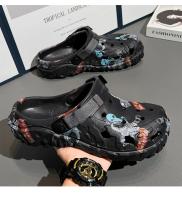 Clogs De Verano Para Hombres Sandalias De Plataforma EVA Pantuflas Casuales Tallas Grandes 46 47 Zapatos Planos Moda Unisex Para Playa - details 19