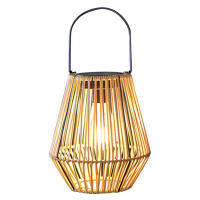 Lámpara Solar De Jardín De Rotura De Bambú Luz De Camping Impermeable De Trenzado De Rotura Para Exterior Decoración De Jardín - details 8