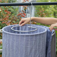 Soporte Giratorio Para Edredones Y Mantas En Acero Inoxidable Herramienta De Almacenamiento Espacioso Para El Hogar Colgador De Ropa Rotativo Para Ahorrar Espacio - details 9