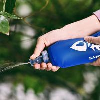 Bolsa de agua plegable, portátil, ultraligera, de TPU suave, con pistón, para deportes al aire libre, senderismo, camping. - details 1