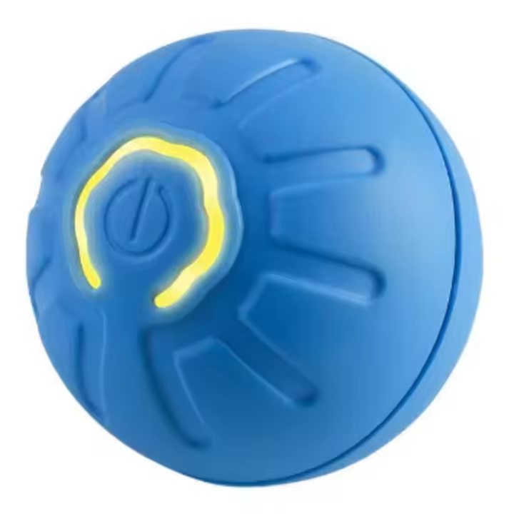 Pelota de juguete giratoria para perro, juguete interactivo para masticar con movimiento automático, inteligente, USB, para cachorro - 1