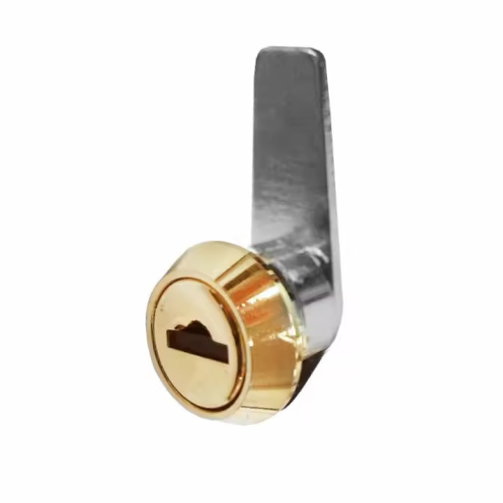 FECHADURA PARA CAIXA DE CORREIO HANDLOCK PRESSÃO OJMAR DOURADA RETA - 1
