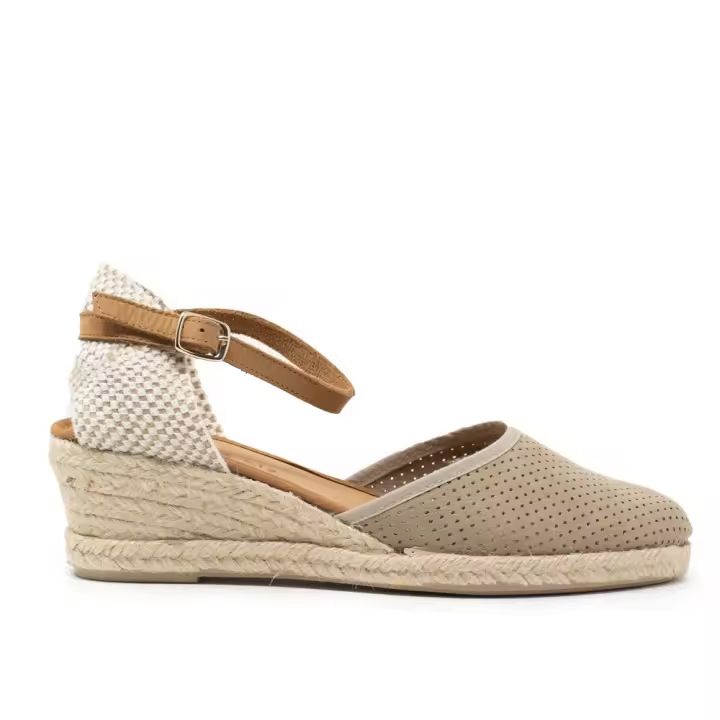 CABRERA 7008-24 Alpargatas de mujer 31421 24V VALENCIANA CORREA PICADA ABANO - 1