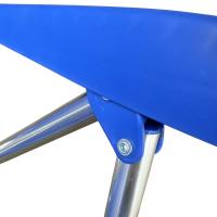 Silla Alta plegable de playa con Cojin estructura de aluminio y tejido Textileno, transpirable y fresco, 7 posiciones 65 x 65 x 118 cm - Maxia Market - details 9