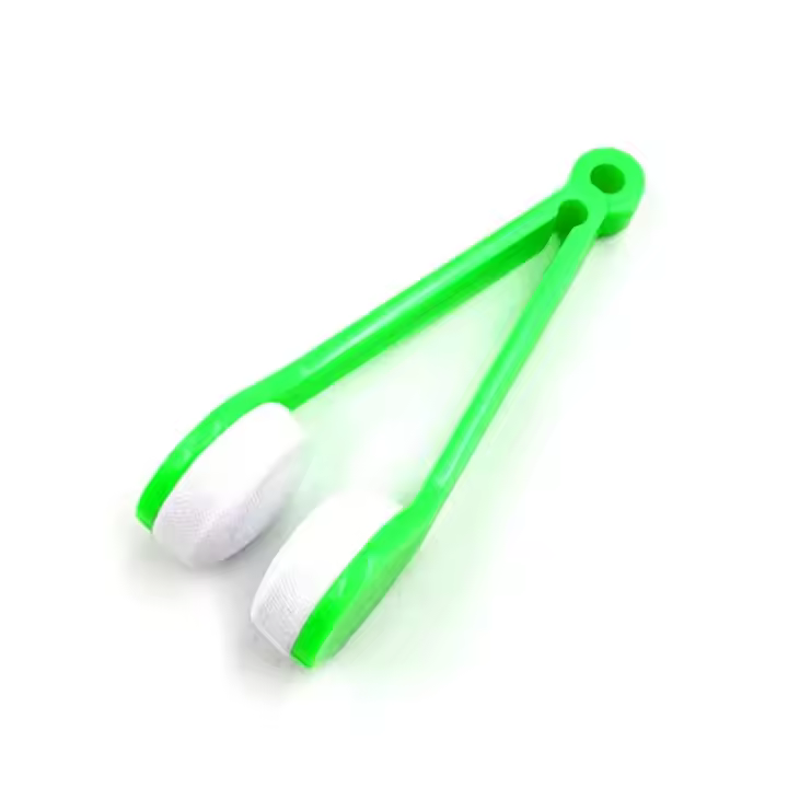 Limpia Gafas Portátil Multifuncional Mini Limpia Gafas Mini Limpia Soluciones Cepillo Limpiador Microfibra Herramientas De Limpieza Para Gafas Y Solares - 1