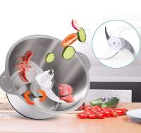 Picadora electrica 2 L, 400 W, triburadora de alimentos con 4 cuchillas de acero inocidante, 2 niveles de velocidad. Sokany - details 1