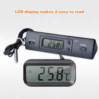 Termómetro Digital Electrónico Para Coche Con Probar Múltiple Función Mostrador De Temperatura Y Tiempo Uso Indoor Outdoor - details 1
