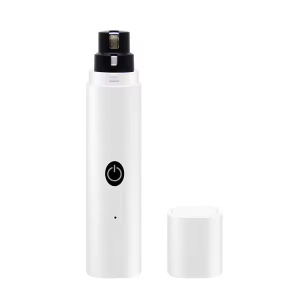 Amoladora de garras eléctrica para mascotas blanca blanca - 1