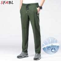 Pantalones De Deporte Al Aire Libre Para Hombres 5XL Con Bolsillos Cierre De Cremallera Secado Rápido Talla Media Estilo Casual Color Negro Azul Oscuro Verde - details 17