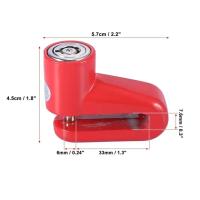 Cerradura De Freno De Disco Para Bicicleta Y Motocicleta Antirrobo Con 2 Llaves Protección Para Rueda De Montaña Y Scooter Eléctrico - details 6