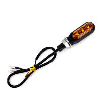 Luz De Señalización LED Mini Para Motocicleta Ambar Fluyendo Direccional Intermitente Para Cafe Racer - details 5