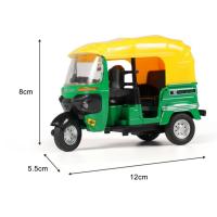 Coche De Modelismo Triciclo Con Sonido Y Luz Juguete Educativo Para Niños Coche Pull Back De Aleación Regalos Para Niños Decoración Del Hogar - details 5