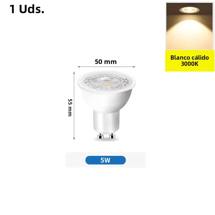Juego De Luces LED Para Trax Gu10 Bombillas Reemplazables Luz De Albañilería Para Barbería Y Hogar 220V Spot Luz De Punto Moderno - 1