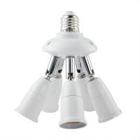 Soporte De Bombilla LED E27 Con Divisor 2 En 1/3 En 1/4 En 1/5 En 1 Soporte De Bombilla Base Socket Adaptador De Luz Para Lámparas - details 4