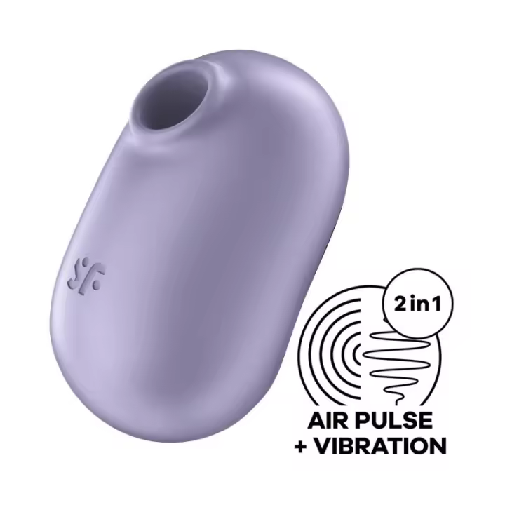 Estimulador de Clítoris Doble Belover Pro To Go 2 Violeta - Compacto y Potente - Impermeable y Discreto - 1