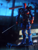 Figura De Acción DC Justice League Splicing 11cm Edición Limitada Dorada Batman Arkham Knight Deathstroke Red Hood Para Niños Y Coleccionistas - details 25