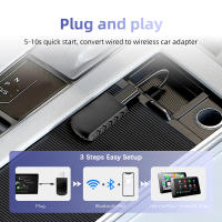 Adaptador Mini Carplay Wireless 2 En 1 Con Conexión Rápida WiFi Para Android Auto USB/Type C Plug And Play Sin Configuración Necesaria - details 7