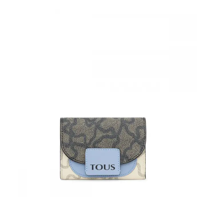 TOUS 295901501 BILLETERA S. AMAYA K ICON BEIGE-AZUL  2001784333 TOUS - ACCESORIOS 295901501 - 1