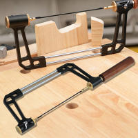 Máscara De Aleación De Aluminio Con Mango De Madera Herramienta De Sierra Para Trabajos De Carpintería Y Madera Con Hojas De Repuesto - details 0