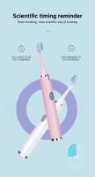 Toothbrush Eléctrico Sonic Tongwode IPX7 Impermeable Para Adultos Cepillo Suave Intercambiable Con 6 Cabezas De Dientes Para Uso Doméstico Y Parejas - details 7
