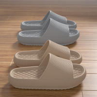 Zapatillas De Plataforma Gruesa Para Hombre EVA Cómodas Antideslizantes Para El Hogar Sandalias Suaves De Verano Para Parejas - details 0