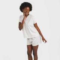 Tramas+ Pijama Mujer Verano, Pijama Corto Mujer de Camiseta Manga Fluida o Sin Mangas  y Pantalón Corto con Cintura Ajustable, Conjunto de Verano para Mujer - details 4