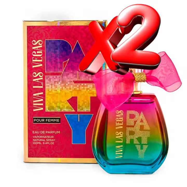 2 UNIDADES Viva Las Vegas Party Eau de Parfum pour femme 100ml Montage Brands Fragancia inspirada en otros perfumes Perfume Mujer - 1