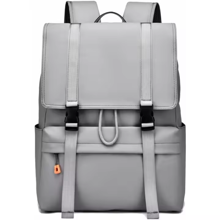 Mochila para hombre, bolso de ordenador de negocios de gran capacidad, mochila de ciclismo al aire libre gris - 1