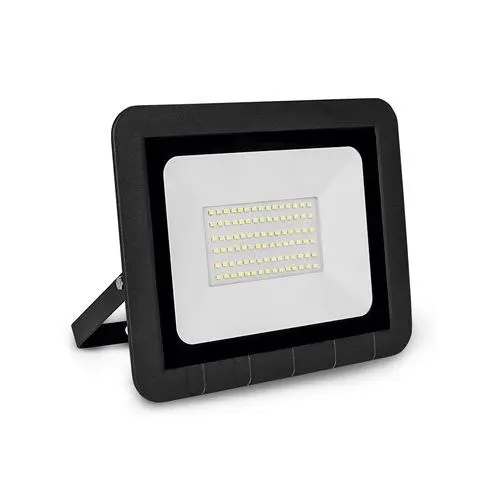 Proyector led plano negro matel ip65 50w fría - 1