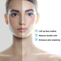 Máquina de belleza facial para doble mentón,Masajeador facial eléctrico recargable V, dispositivo facial eléctrico mejora la elasticidad de la piel,línea V elevación cara, cara papada, máquina más delgada, microcorriente - details 1