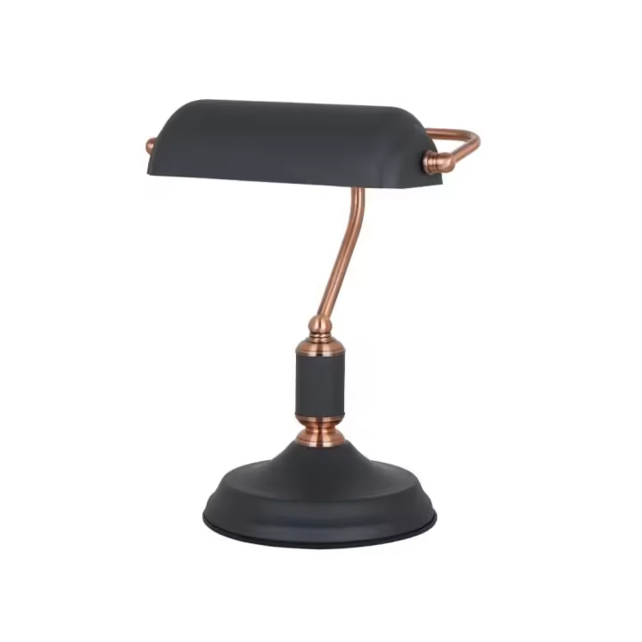 Lámpara de Mesa F BRIGHT Aluminio Retro Vintage Cabezal Orientable - 1