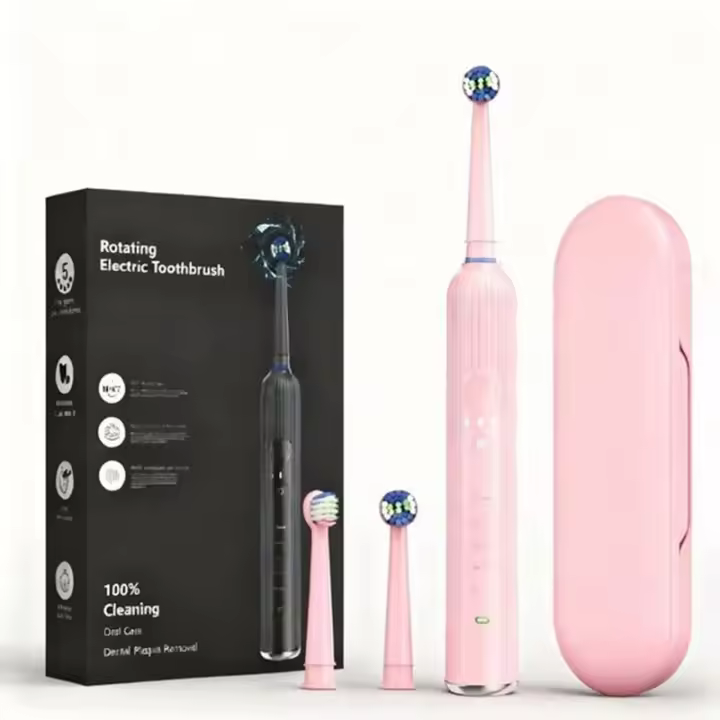 Cepillo De Dientes Eléctrico Recargable Compatible Con Oral B Rotativo Inteligente Impermeable Para Adultos Con 3 Modos De Limpieza - 1