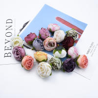 5/10Pcs Rosas De Té En Seda Decoraciones De Navidad Para El Hogar Scrapbooking Accesorios De Boda Artificial Flores - details 10