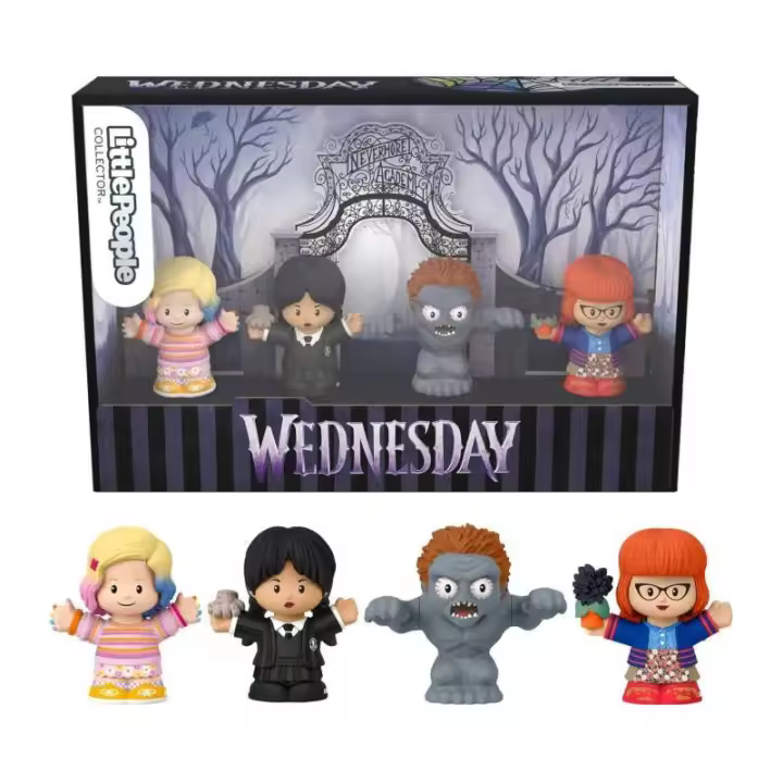 PACK 4 FIGURAS WEDNESDAY MIERCOLES - 1