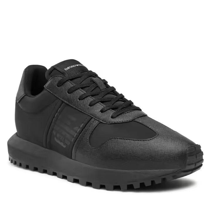 Emporio Armani Zapatillas Hombre Negro X4X640 XN949 K001 - 1