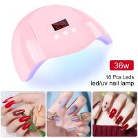 Lámpara De Secado De Uñas UV LED 54W Máquina De Fototerapia Profesional Para Esmalte De Gel Herramienta De Manicura En Salón Equipamiento De Uñas - details 2