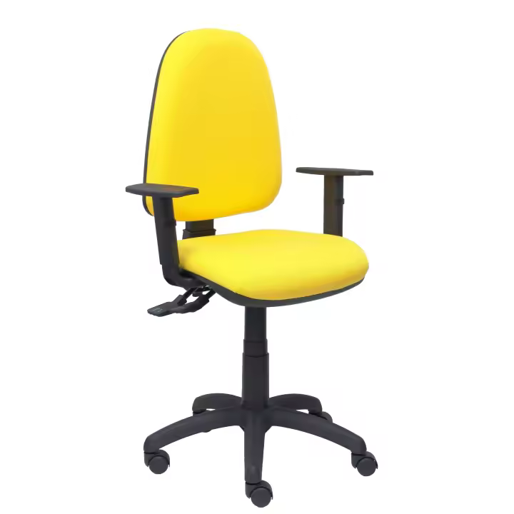 Silla Piqueras Y Crespo Tribaldos Amarilla Ergonómica con Brazos Regulables - 1