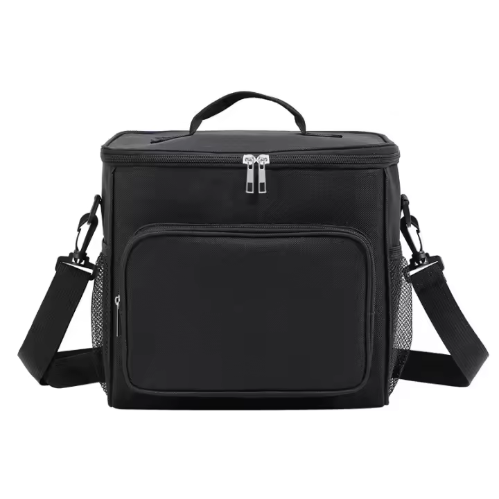 Bolsa De Almuerzo Grande De Tela Oxford Reforzada Portátil Con Aislamiento Para Picnic Al Aire Libre Estudiante Bolsa De Comida - 1