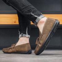 Zapatos Casuales Para Hombre En Cuero Ligeros Y Transpirables Mocasines Clásicos Para Conducir Y Caminar Comodidad SLIP-ON Para Primavera/Otoño - details 18