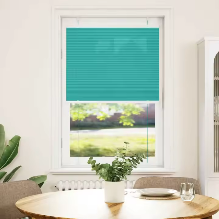 Estor Plisado verde petróleo 75x100 cm Tela Ancho 74,4 cm - 1