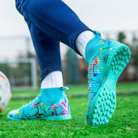 Zapatos De Fútbol Profesionales Para Hombres Con Punta Alta TF Entrenamiento En Césped Deporte Al Aire Libre Zapatillas De Competición - details 8