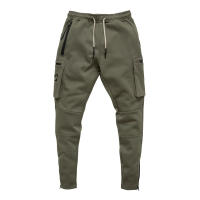 Nuevos Pantalones De Entrenamiento Para Hombre 2024 Primavera Y Otoño Color Sólido Deportivos Cómodos Para Exterior Y Fitness Con Bolsillos De Camuflaje - details 26