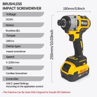 Herramienta Eléctrica Sin Cable DCF887 205N.m Motor Brushless Destornillador De Impacto Para Batería Dewalt 20V Uso DIY En El Hogar - details 1