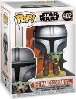 Funko Mandalorian MAndo y Grogu Baby Yoda Child niño 402 Mando Din Djarin   Star Wars - details 1